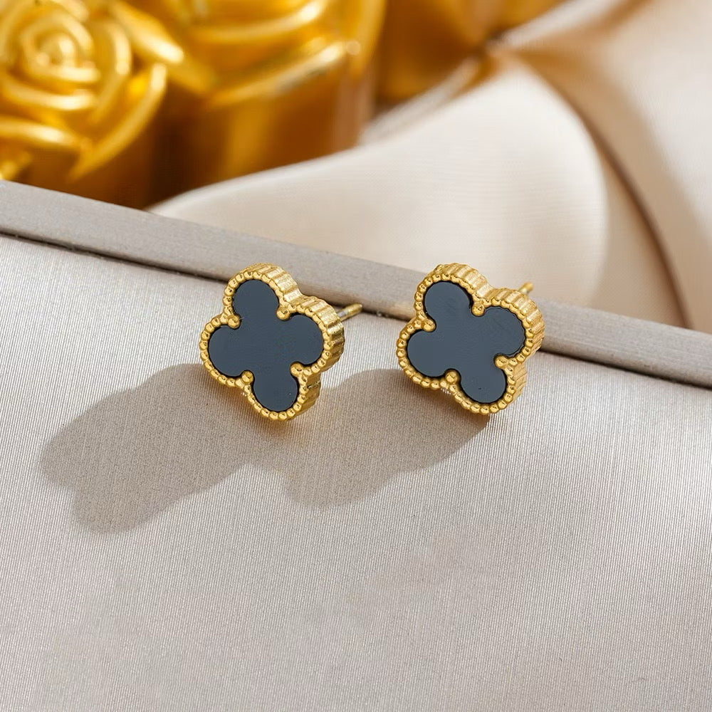 Pendientes de Trébol de Virginia - Chapados en Oro